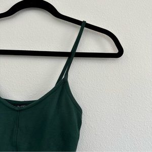 Dark Green Crop Top